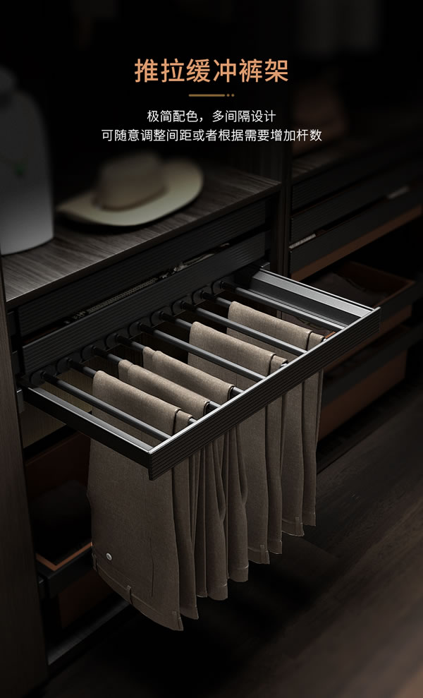 匯泰龍 | 深諳家居,時尚優(yōu)雅丨祖瑪瓏系列·輕奢版衣柜收納五金 匯泰龍 | 深諳家居,時尚優(yōu)雅丨祖瑪瓏系列·輕奢版衣柜收納五金