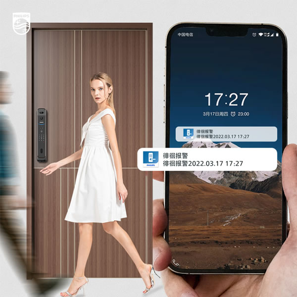 人臉視頻鎖耗電快？這題交給飛利浦智能鎖