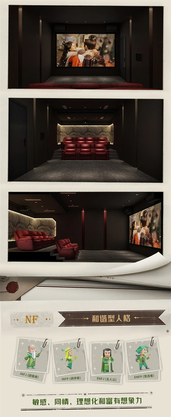 家庭影院也有MBTI？快來看你適合哪種“人格”的影院！