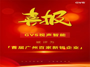 GVS×榮譽 | 喜報！GVS榮登首屆廣州百家新銳企業(yè)榜單！