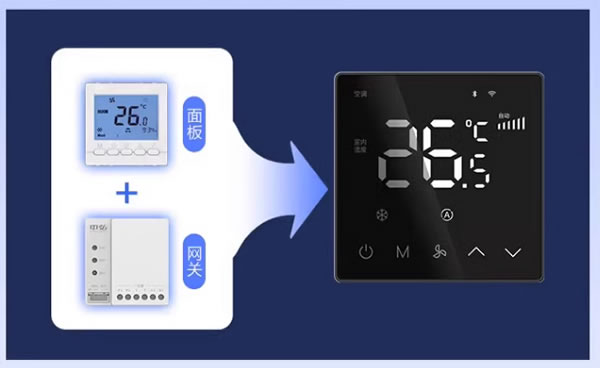 高性價比網關產品 打通智能家居孤島||中弘面板式空調網關最新上市