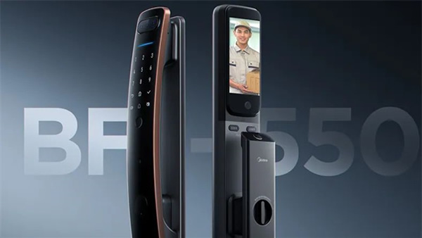 美的智能門鎖BF550 Plus：?貓眼可視，遠程智控