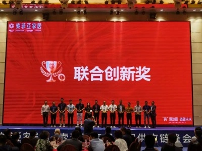 雅潔五金智能鎖榮獲索菲亞家居“聯合創新獎”