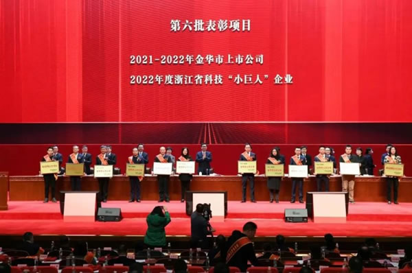 王力安防受到金華市委市政 府隆重表彰_1