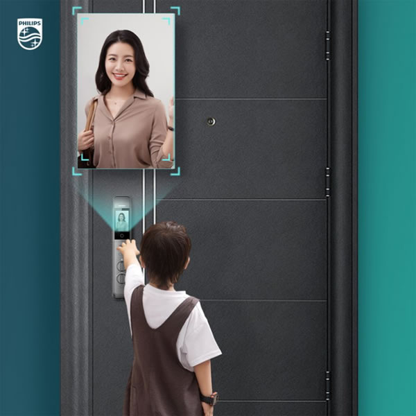 真智能，夠好看！飛利浦人臉可視智能鎖上線_3