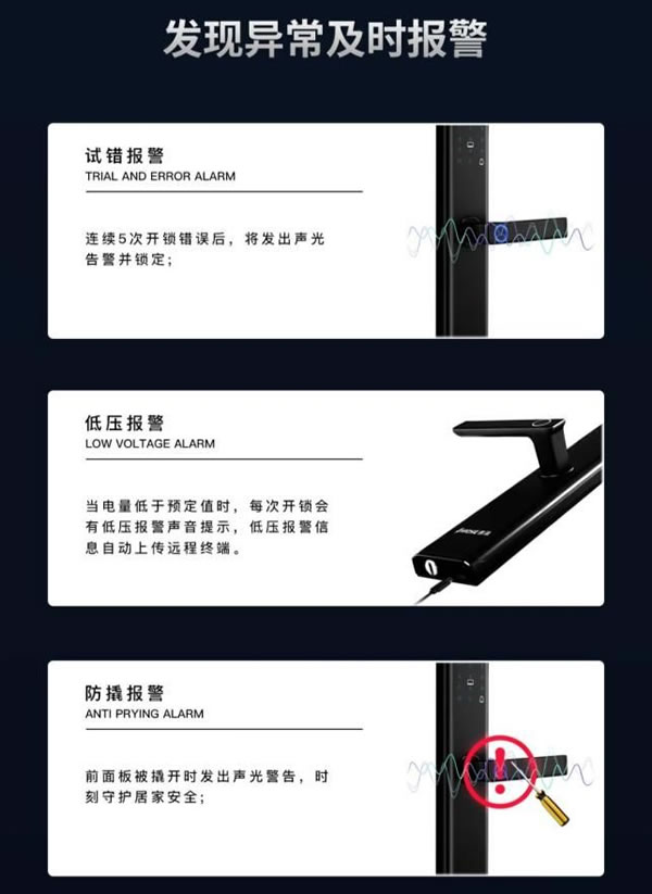 雅潔S300智能鎖,一握開啟智能無憂生活_4