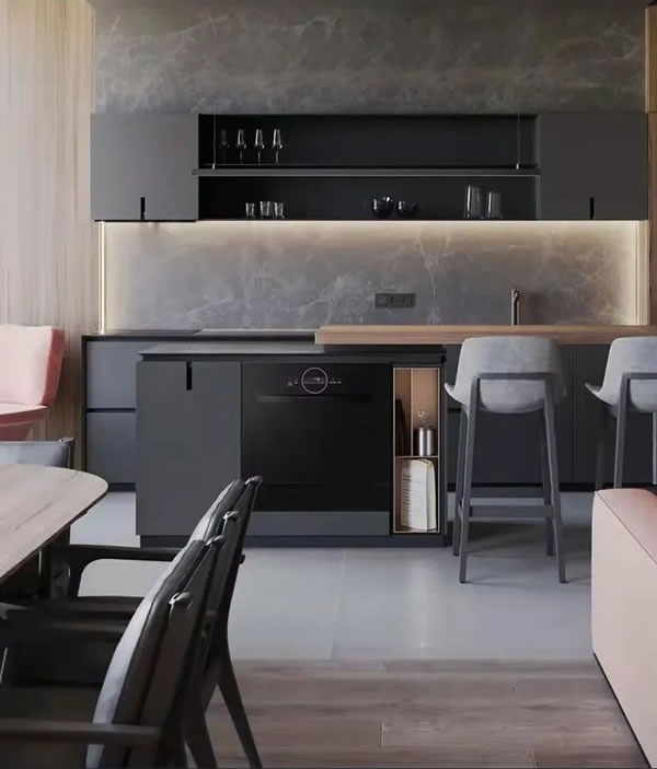 家庭“碗”美大師：榮事達(dá)智能家居嵌入式洗碗機(jī)_1