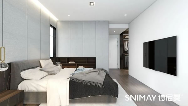 淺指智能鎖定制衣柜案例,輕奢玻璃配衣柜真的絕了_6