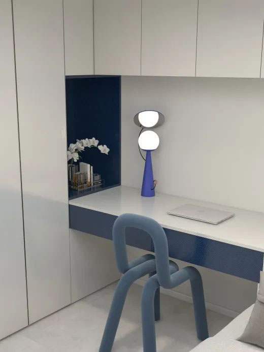 淺指智能鎖98㎡極簡兩居室，打造輕盈質(zhì)感家居_17