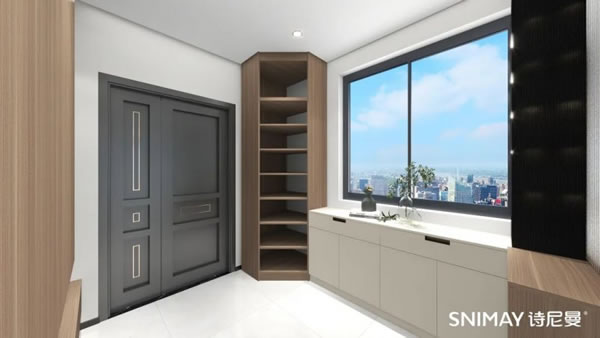 淺指智能鎖：做好這幾個(gè)定制柜，戶型再小都能裝_2