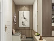 淺指智能鎖玄關柜設計,0.5㎡也能打造完美方案