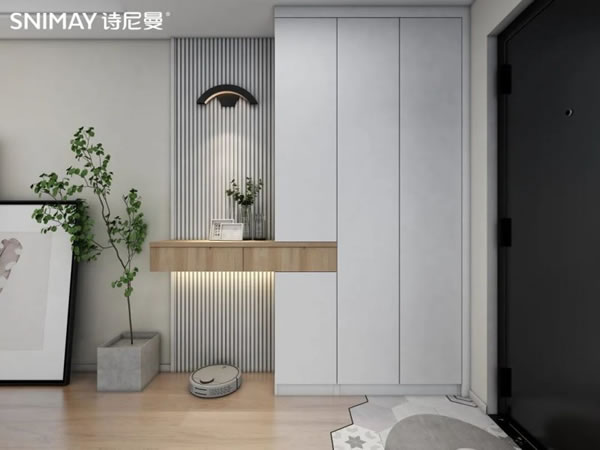 淺指智能鎖玄關柜設計,0.5㎡也能打造完美方案_4