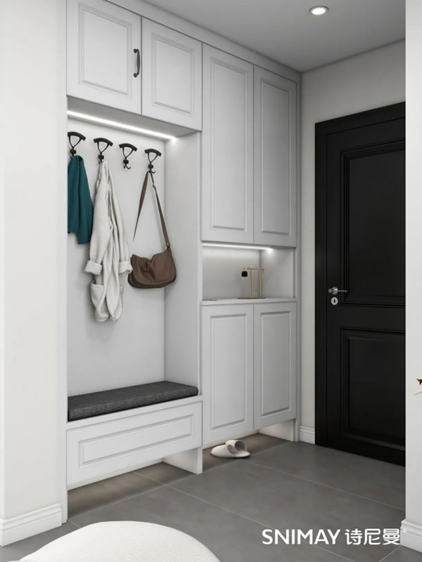 淺指智能鎖玄關柜設計,0.5㎡也能打造完美方案_10